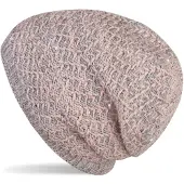 StyleBREAKER Strickmütze "Strick Beanie Mütze mit Pailletten" 1 Stk.