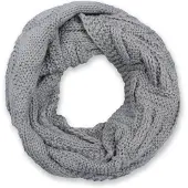 StyleBREAKER Strickschal "Strick Loop mit Gitter und Rippenmuster" 1 Stk.