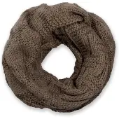 StyleBREAKER Strickschal "Strick Loop mit Gitter und Rippenmuster" 1 Stk.