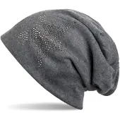 StyleBREAKER Beanie "Warme Beanie Mütze mit Strass Stern" 1 Stk.