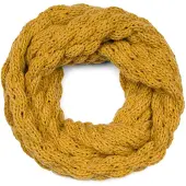 StyleBREAKER Strickschal "Strick Loop mit Bubblemuster" 1 Stk.