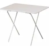 Gartentrends Campingtisch >Scherentisch< in weiß, Stahl pulverbeschichtet - 80x63x60 (BxHxT)
