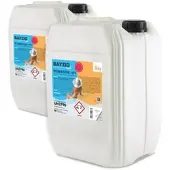 BAYZID 2x 20 kg pH Minus flüssig 14,9% in Kanister