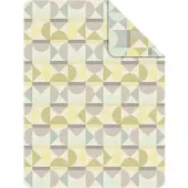 Ibena Jacquard Wohndecke GEOCA - B/L ca. 150.00x200.00