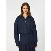 Weekend Max Mara für Damen. 2615111011600 Wkdfoggia navy hemd (40), Lässig, Baumwolle, Langarm, Marine