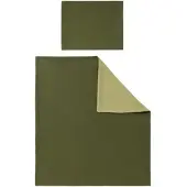 BORNINO HOME Wende-Bettwäsche Musselin 35x40/80x80 cm, gruen