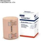 Bsn Medical Compridur, dauerelastische Kurzzugbinde, 50 % Längsdehnung 5m gedehnt, 8 cm, 1 Binde