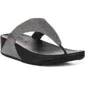 FitFlop Lulu Shimmerlux in Zinnfarben für Damen – 8 UK - 42 EU - 10 US / Pewter