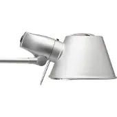 MAUL Tischleuchte MAULrock E27 LED 3.000 K Standfuß silber