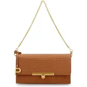 PICARD Leder Schultertasche Umhängetasche Day Trip Shoulder Bag Cognac braun