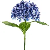 Party Deco Künstliche Blume - Hortensie Premium, 69 cm, dunkelblau