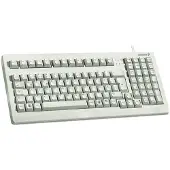 Cherry G80-1800, Volle Größe (100%), Kabelgebunden, PS/2, QWERTY, Grau