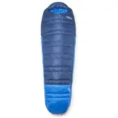 Rab - Ascent 0C / 32F - Daunenschlafsack Gr Regular - Body Size: 185 cm blau