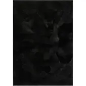 Benuta Basic - Kunstfell-Teppich Furry Schwarz 160x230 cm