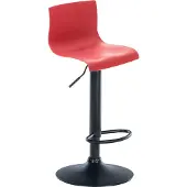 CLP Barhocker Hover Kunststoff mit Metall-Gestell rot Material Gestell Metall matt schwarz