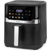 Emerio XXL Heißluftfritteuse 6,5 Liter Airfryer schwarz digital