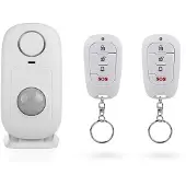 Smartwares SMA-40150 Funk-Bewegungsmelder mit Alarm, Drinnen, Weiß, 120°, Passiver Infrarot-Sensor (PIR), Kabellos, 433 MHz