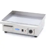 Maxima - Gastro Grillplatte - Glatte Chrom - 55 cm - inkl. Tropfschale