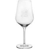 Räder Design Weinglas Save Water Drink Wine