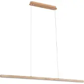LUCANDE Maruta LED Pendelleuchte Holz - , Maruta, Holz, für Esszimmer, Holz, Modern