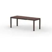 Vermobil Extia Garten Esstisch ausziehbar Bronze 140/200x80 cm