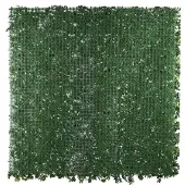 Creativ Green künstliche Pflanze Blättermatte 100x100cm, UV-beständig und schwer entflammbar