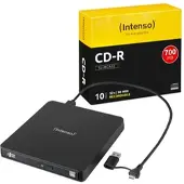 Intenso BUNDLE1 - Ext. CD/DVD Brenner + 10 CD-R