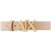 Armani Exchange für Damen. 941125CC719U6223 Beige Modegürtel (80cm), Lässig, Leder