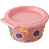 Koziol NORA BOX 250 ml BLOOMS Schale mit Deckel – sweet pink