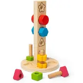 Bigjigs Toys Muttern & Schrauben Turm