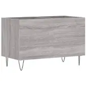 vidaXL Plattenschrank Grau Sonoma 74,5x38x48 cm Holzwerkstoff