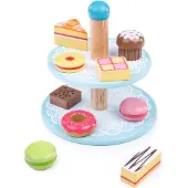 Bigjigs Holzetagere mit Kuchen