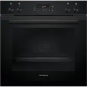 Siemens iQ300, Einbau-Herd, 60 x 60 cm, Deep black inox, HE271ABB0