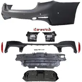 Diederichs 1226459 Stoßstange hinten für BMW 5 (G30, F90) 2017-2020