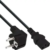 InLine Netzanschlusskabel Netzkabel Schuko / Stecker