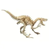 Peter Bausch Pebaro Bausatz Dinosaurier Velociraptor Aus Holz