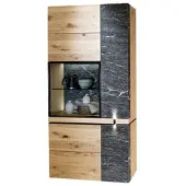Voglauer Vitrine V-ROCK - B/H/T ca. 96,20x201,60x43,20