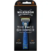 Wilkinson Sword Hydro5 The Face Groomer Körperhaartrimmer und Rasierer für die Nassrasur