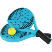VAN MANEN Padel Set 2 Schläger mit Ball und Tragetasche - Sportspielzeug