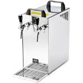 Ich-zapfe Zapfanlage für Bier – Modell 40/K, Bieranlage, Zapfsäule für 2 Hähne, 50 Liter/Stunde, Green Line