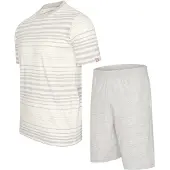 Cappuccino Italia Pyjama Venezia Pyjama Grau