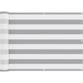 vidaXL Balkonsichtschutz 75 x 600 cm Oxford-Stoff Rechteckig