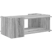 vidaXL Couchtisch Sonoma-Grau 90 x 50 x 33 cm Holzwerkstoff