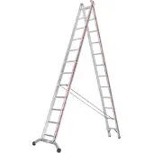Hymer Mehrzweckleiter zweiteilig, 2x12 Sprossen