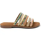 Lazamani Loa Damen Pantoletten Multi Größe 38