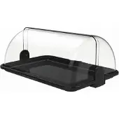 Biesse Buffet Vitrine Groß, plastik, schwarz: 46.5x31.5x19.5 cm