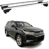 Omac Dachträger für Toyota Highlander 2007-2013 Gepäckträger Grundträger Alu Silber