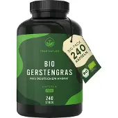 True Nature Bio Gerstengras Kapseln - Deutscher Anbau 240 St