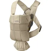 BabyBjörn Mini Babytrage Gewebt, Beige