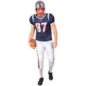 Hobby Hall Kostüm "Footballer" für Herren, blau-weiß